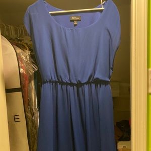 Royal blue short dress